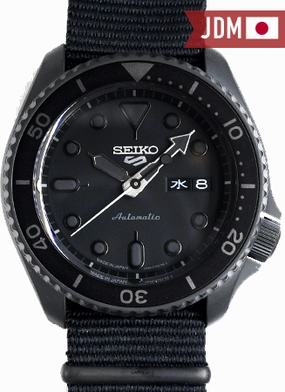 Seiko 5 Sports Street Style Blackout Ref. SBSA025