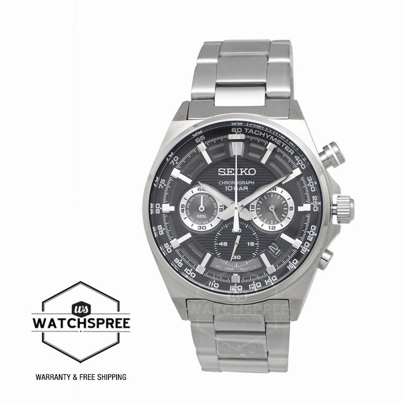 Seiko Chronograph Quartz Stainless Steel Band Watch SSB397P1