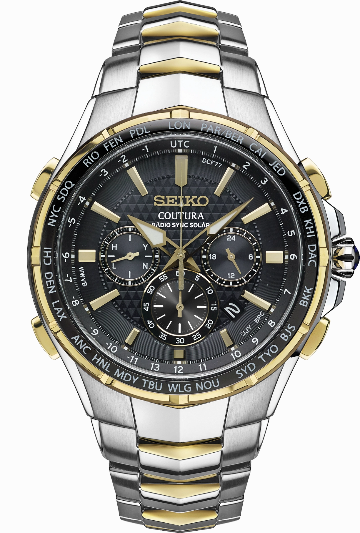 Seiko Coutura Radio Sync Solar Chronograph SSG010