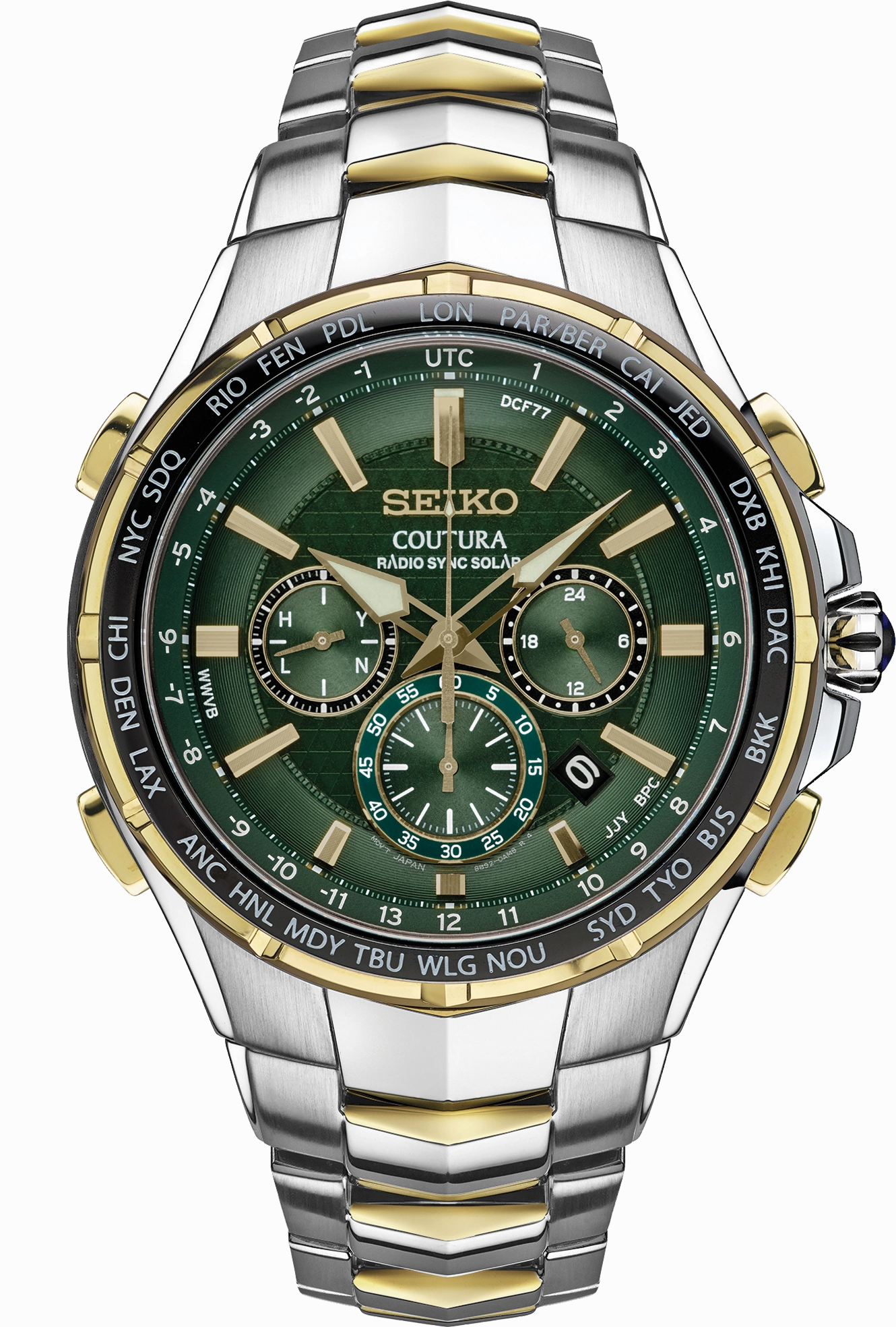 Seiko Coutura Radio Sync Solar Chronograph SSG022