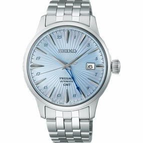 Seiko Presage Automatic GMT Stainless Steel Timepiece SSK037J