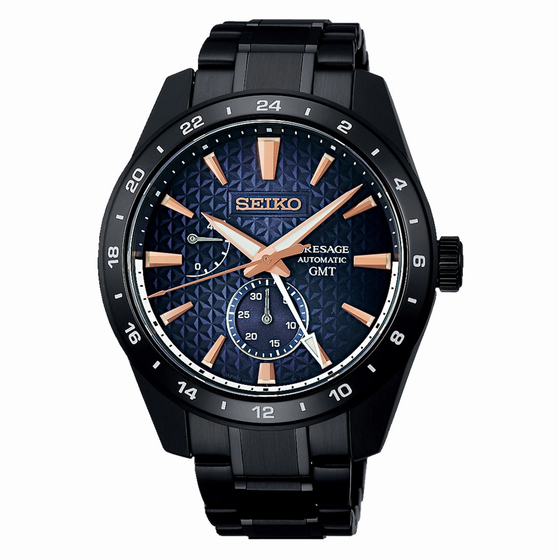 Seiko Presage (Japan Made) Automatic GMT Sharp Edged 'Akebono' Watch SPB361J1 (Limited Edition of 2,000 pieces) (Not For EU Buyers) (LOCAL BUYERS ONLY)
