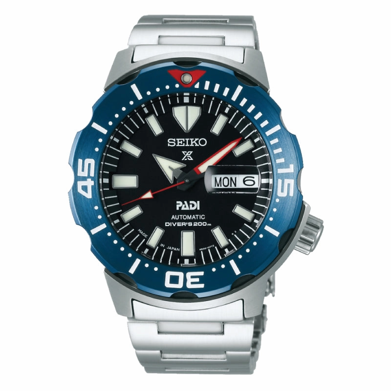 Seiko Prospex and PADI (Japan Made) Diver Special Edition Silver Stainless Steel Band Watch SBDY057 SBDY057J (LOCAL BUYERS ONLY)