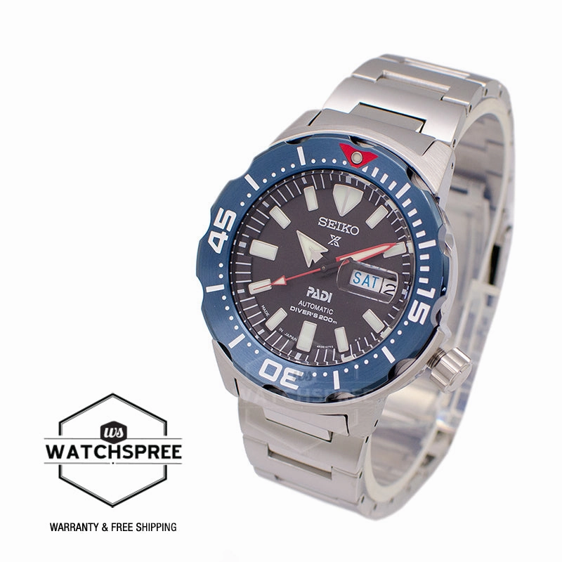Seiko Prospex and PADI (Japan Made) Diver Special Edition Silver Stainless Steel Band Watch SBDY057 SBDY057J (LOCAL BUYERS ONLY)