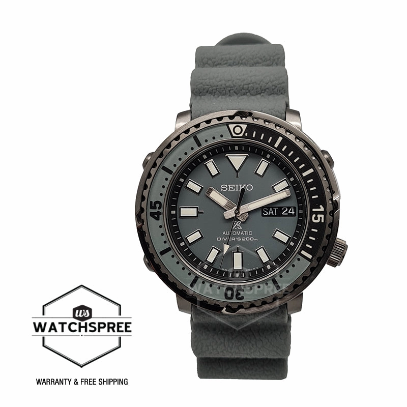 Seiko Prospex Diver Automatic Light Grey Silicone Strap Watch SRPE31K1 (LOCAL BUYERS ONLY)