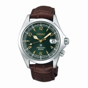 Seiko Prospex (Japan Made) Automatic Brown Calf Leather Strap Watch SPB121J1 (Not For EU Buyers) (LOCAL BUYERS ONLY)