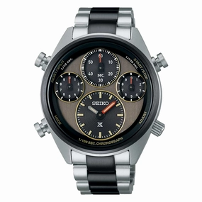 Seiko Prospex Solar Speedtimer Two-Tone Stainless Steel Band Watch SFJ005P1 (Limited Edition of 4,000 pieces) (Not For EU Buyers) (LOCAL BUYERS ONLY)