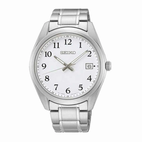 Seiko Quartz Stainless Steel Band Watch SUR459P1