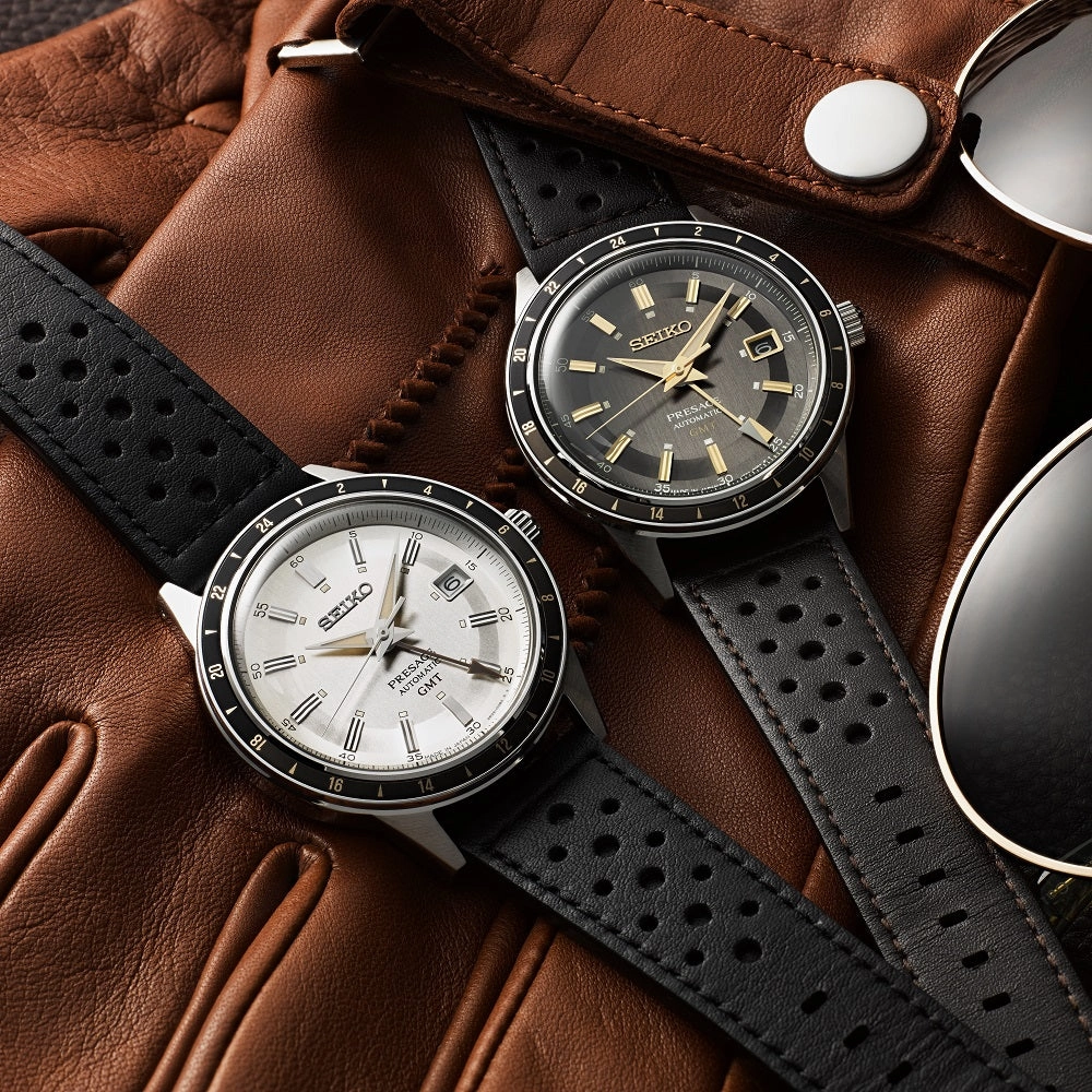 Seiko Watch Presage Fume Style 60's Road Trip GMT Automatic SSK013J1