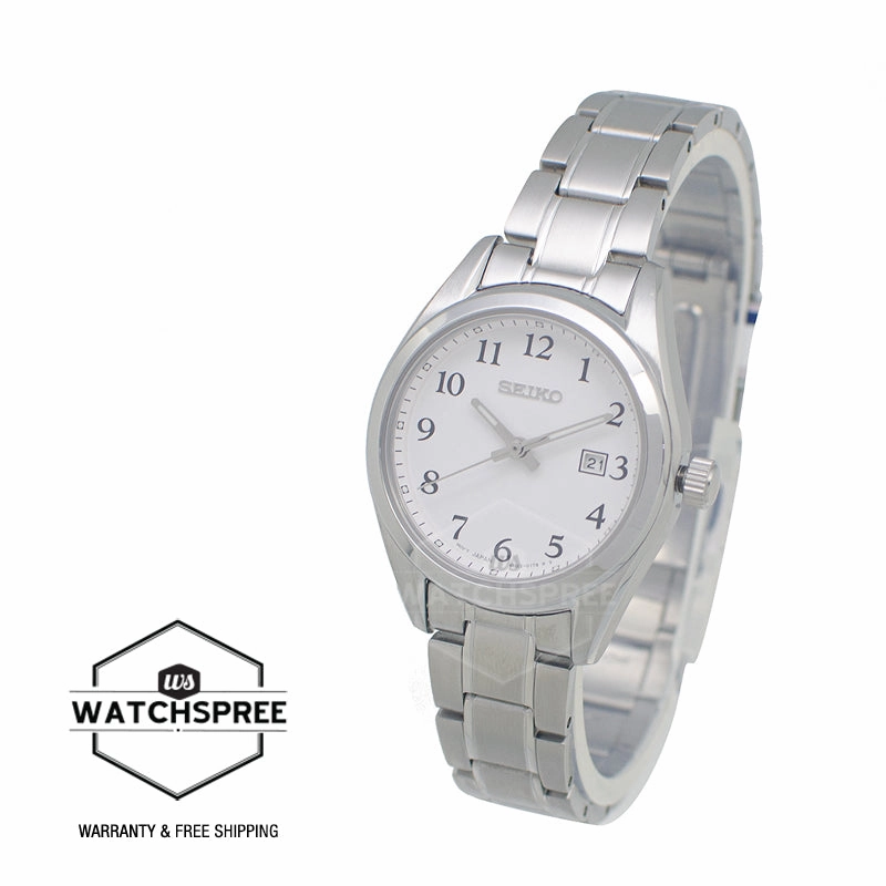 Seiko Women's Quartz Stainless Steel Band Watch SUR465P1