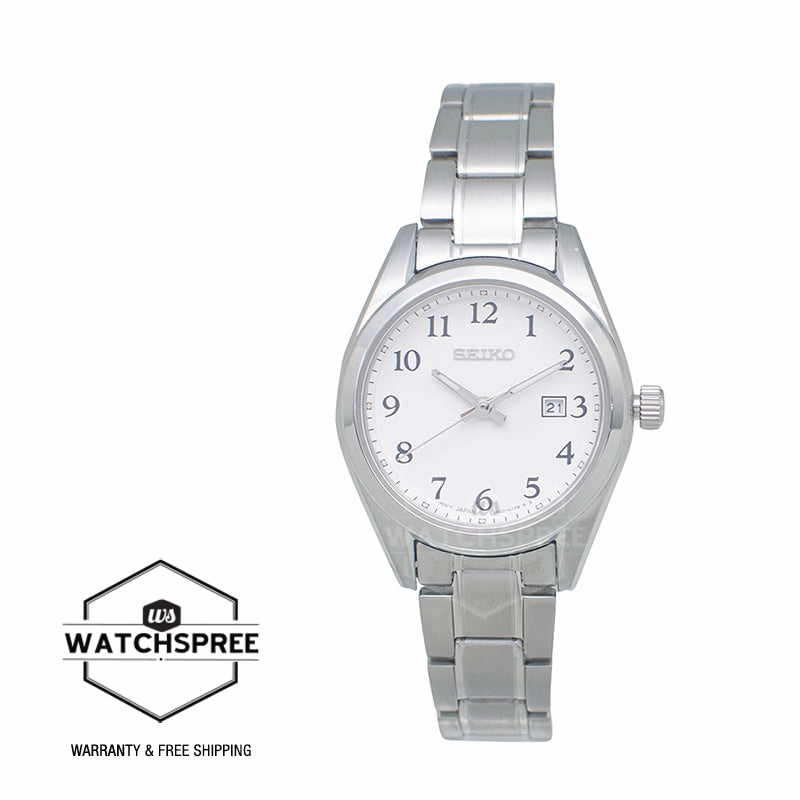 Seiko Women's Quartz Stainless Steel Band Watch SUR465P1