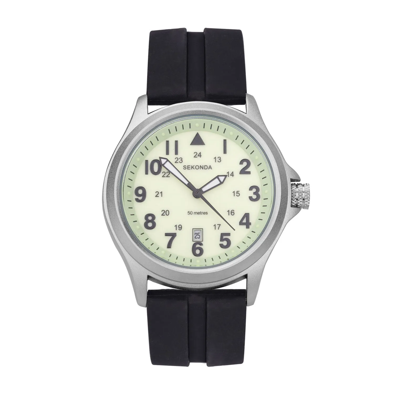 Sekonda Black Silicon Watch SK30093