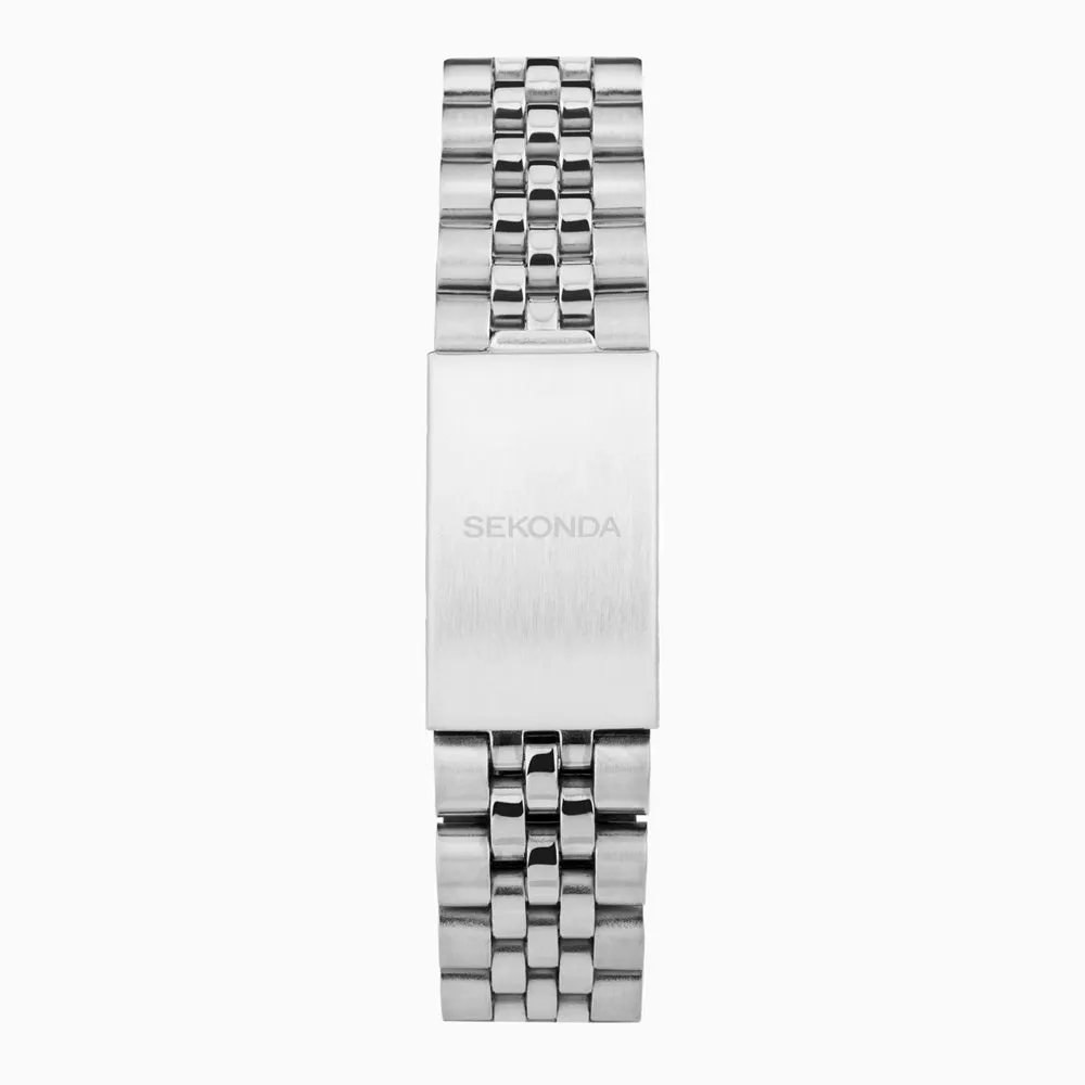 Sekonda King Silver Dial Stainless Steel Bracelet Mens Watch 30258