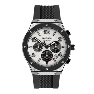 Sekonda Titan Sports Chronograph Silicone Strap Men's Watch 30256