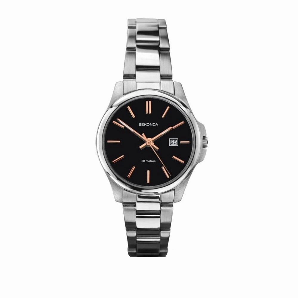 Sekonda Black Dial Ladies Watch 2097