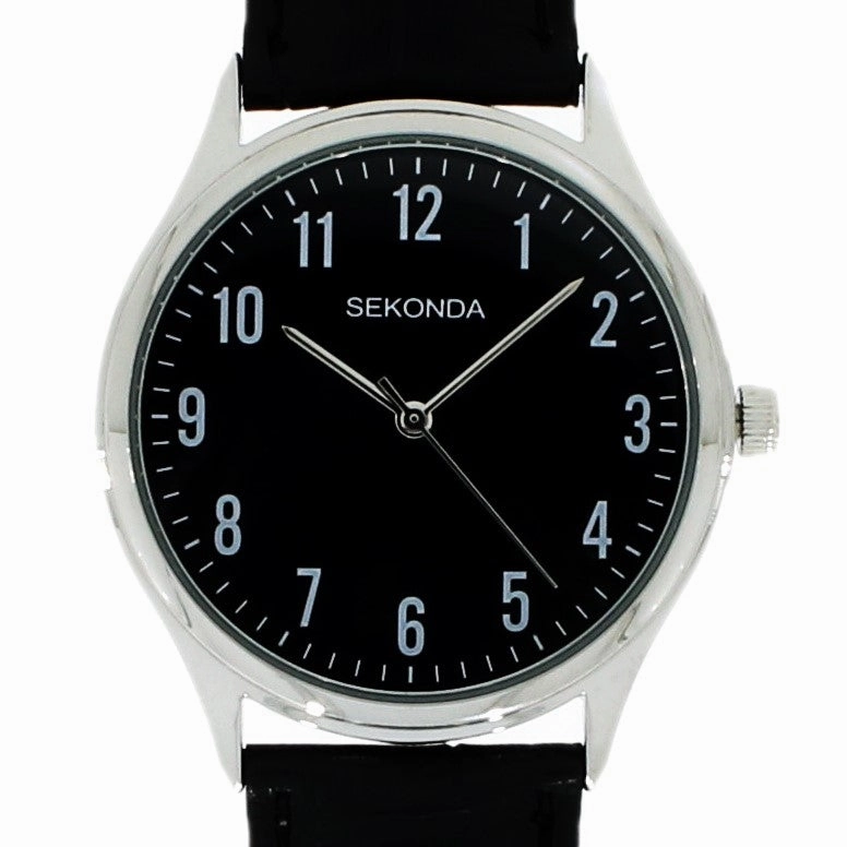 Sekonda Black Dial Mens Watch 1777