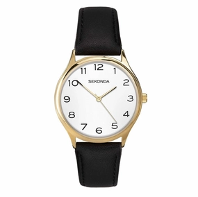 Sekonda Easy Reader Black Strap Mens Watch 1854