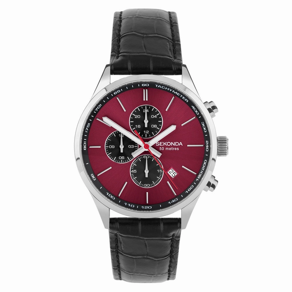 Sekonda Endurance Dual Time Mens Strap Watch 30145