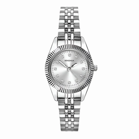 Sekonda Francis Stone Set Silver Dial Ladies Watch 40689