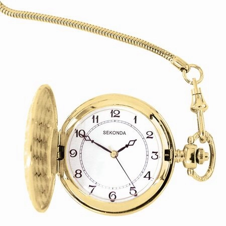 Sekonda Gold Colour Medium Pocket Unisex Watch