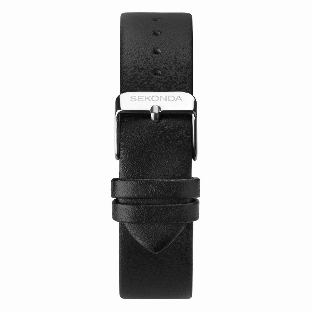 Sekonda Nordic Leather Strap Mens Watch White Dial 1939