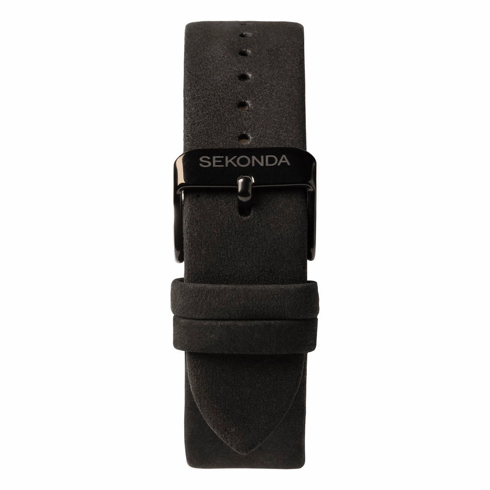 Sekonda Pilot Airborne Chronograph Black Strap Mens Watch 1991