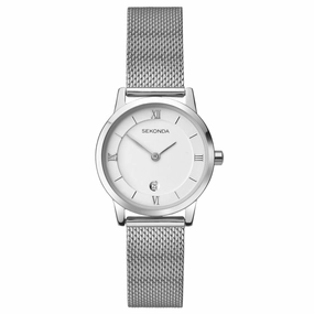 Sekonda Silver Case White DialWomens Watch SK2101