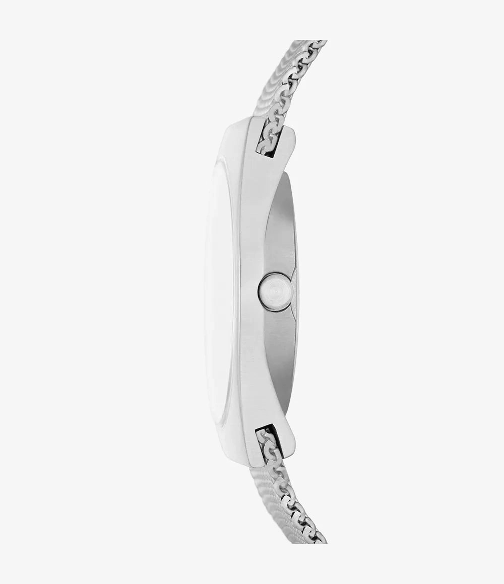 Skagen Lille Grenen Stainless Steel Mesh Solar Watch SKW3080  Eco-Conscious and Elegant