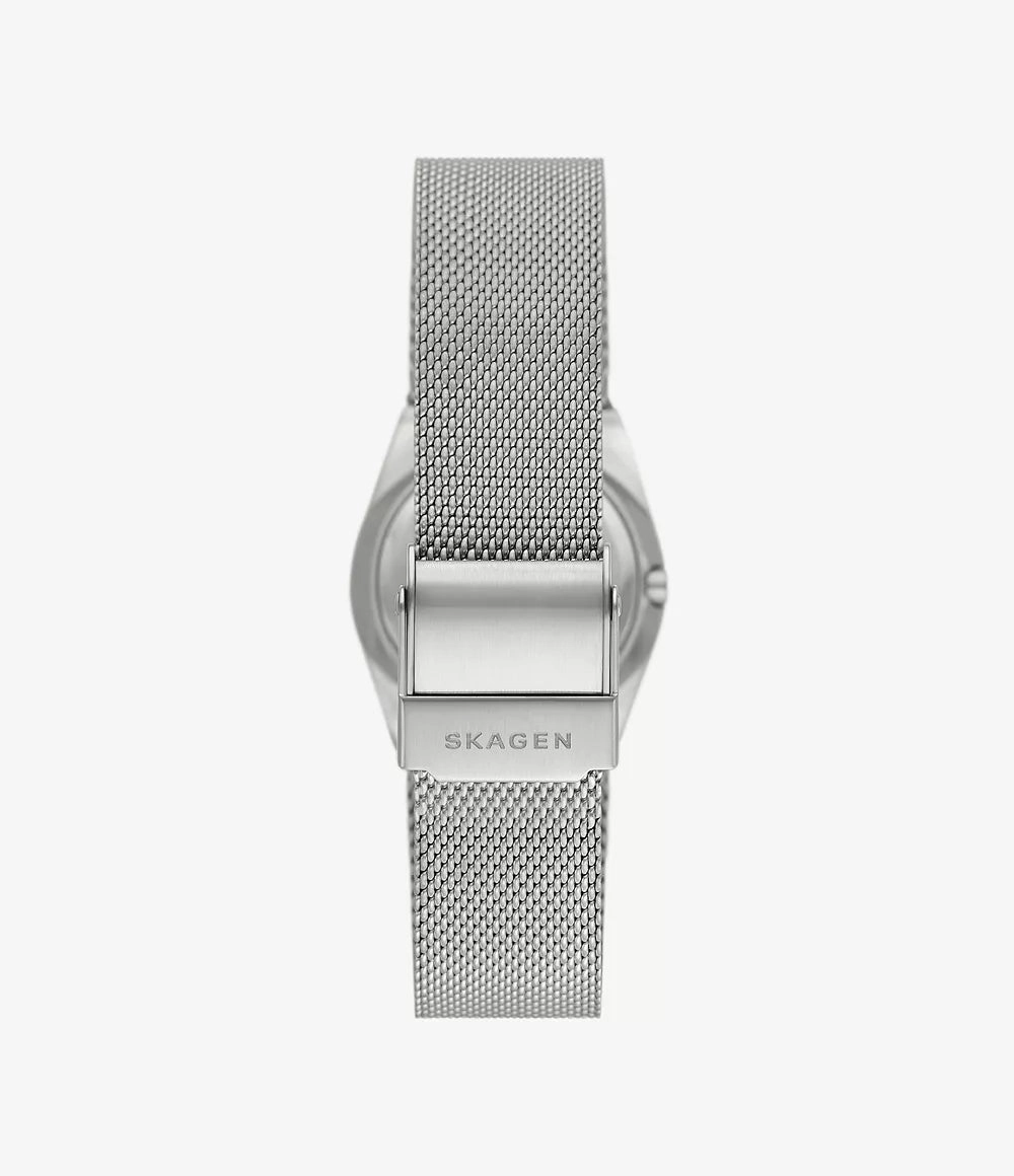 Skagen Lille Grenen Stainless Steel Mesh Solar Watch SKW3080  Eco-Conscious and Elegant