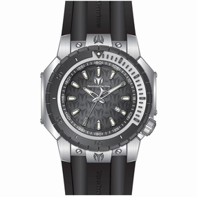 Technomarine Men's Watch - Manta Sea Quartz Gunmetal Dial Silicone Strap | TM-224006