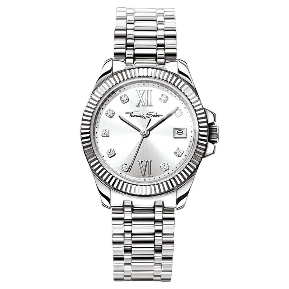 Thomas Sabo Glam Stainless Steel Silver Dial Womens Watch
