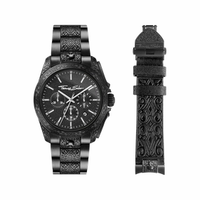 Thomas Sabo Men's watch Rebel at heart Chronograph black