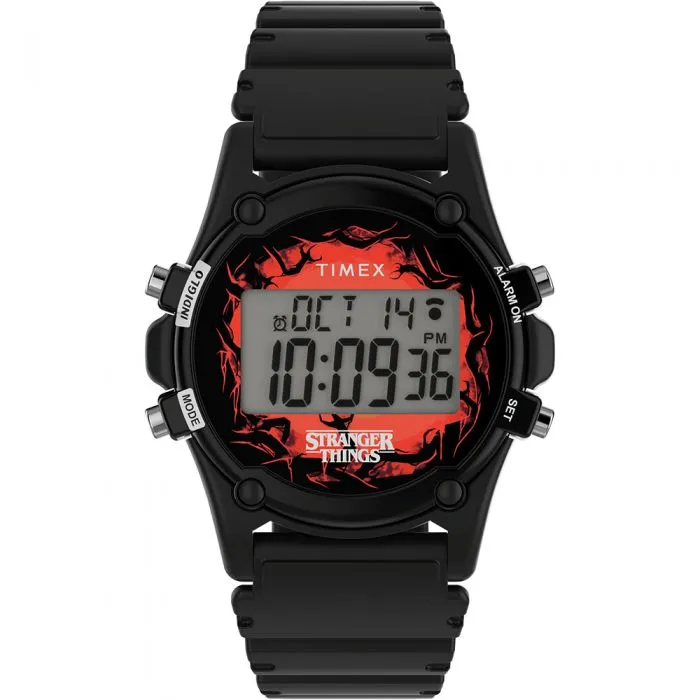 Timex Atlantis Stranger Things Limited Edition Rubber Band Watch TW2V51000
