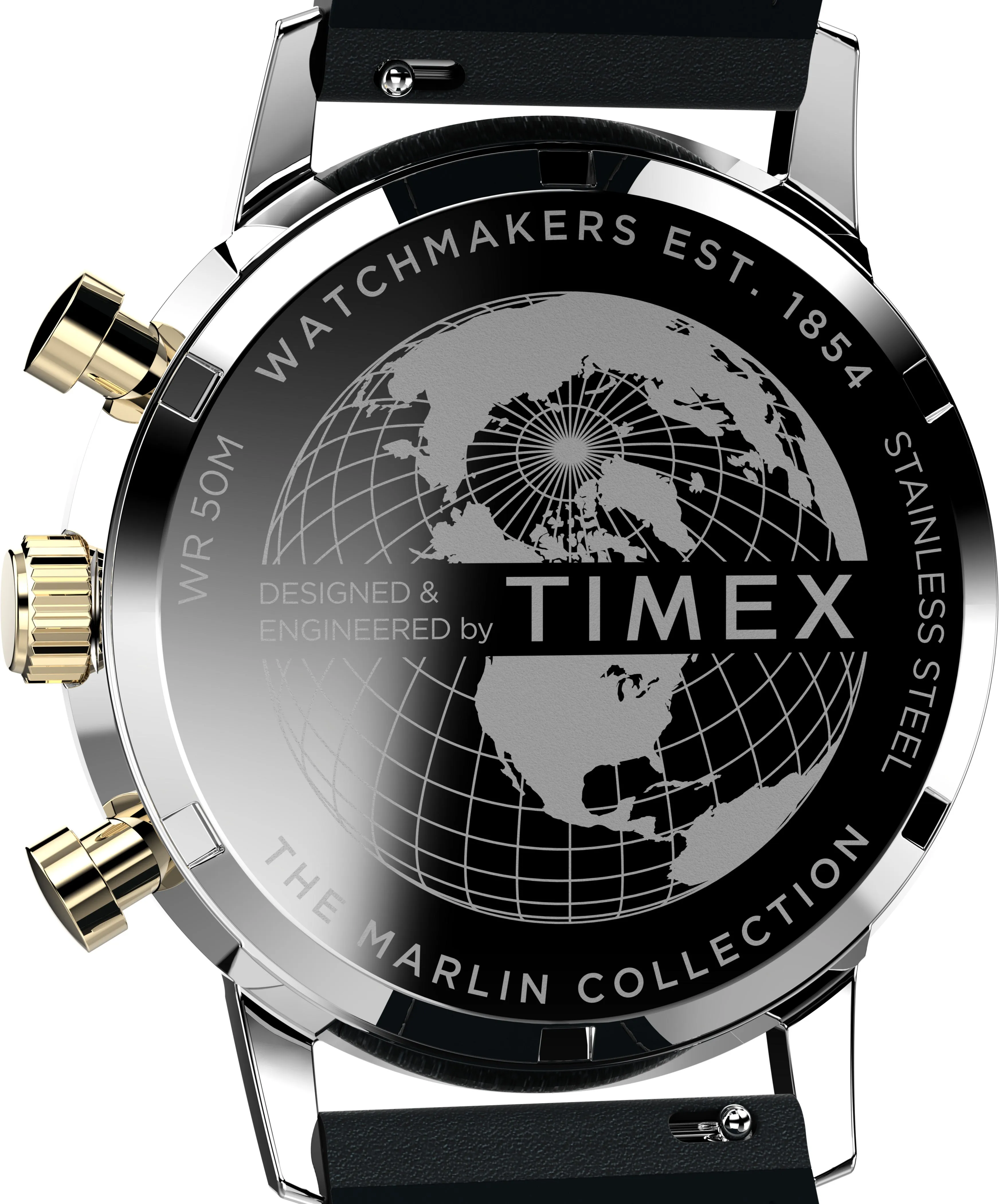 Timex Marlin 40mm Leather Cream Dial Watch TW2W10000