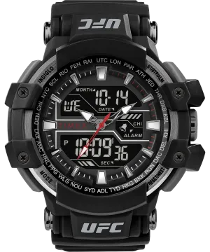 Timex UFC Combat 53mm Resin Strap Watch TW5M51800