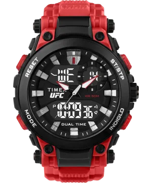 Timex UFC Impact 50mm Resin Strap Watch TW5M53000