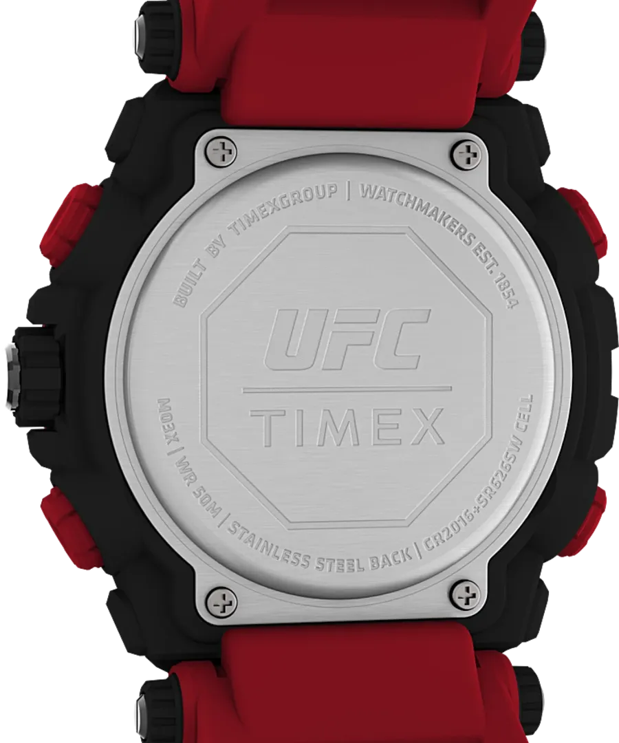Timex UFC Impact 50mm Resin Strap Watch TW5M53000