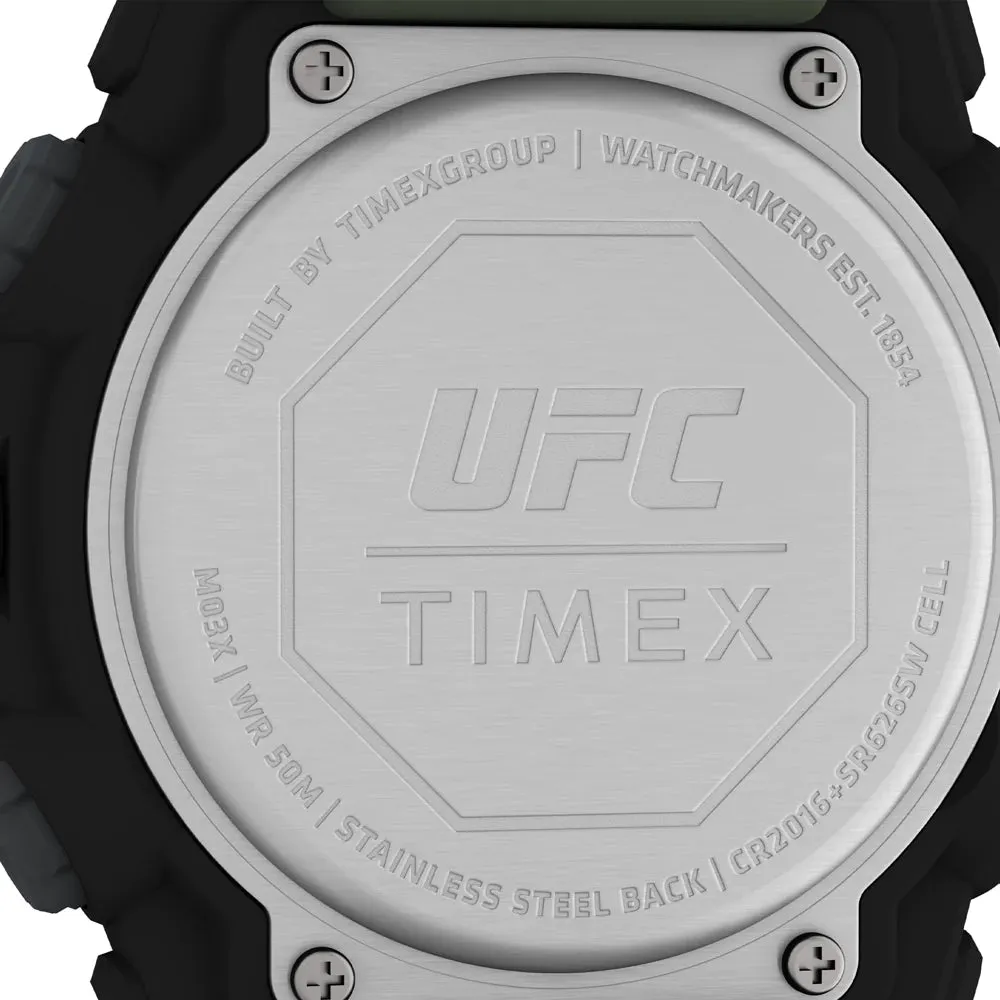 Timex UFC Impact Anadigi 50mm Resin Band Watch TW5M52900