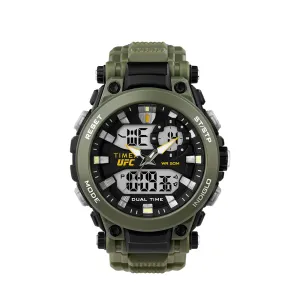 Timex UFC Impact Anadigi 50mm Resin Band Watch TW5M52900