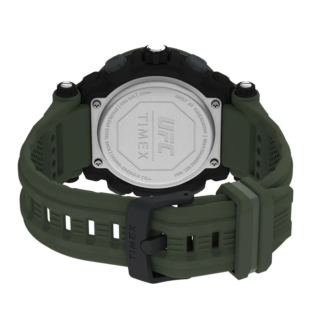 Timex UFC Impact Anadigi 50mm Resin Band Watch TW5M52900