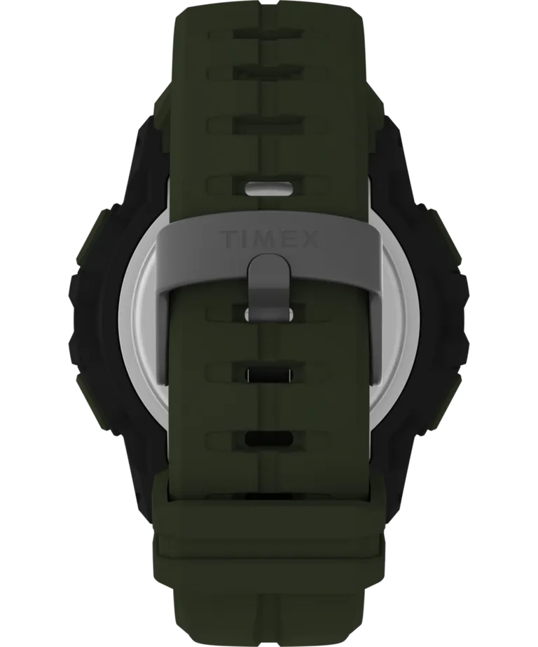 Timex UFC Rush 52mm PU Olive Green Strap Men's Watch TW5M59400