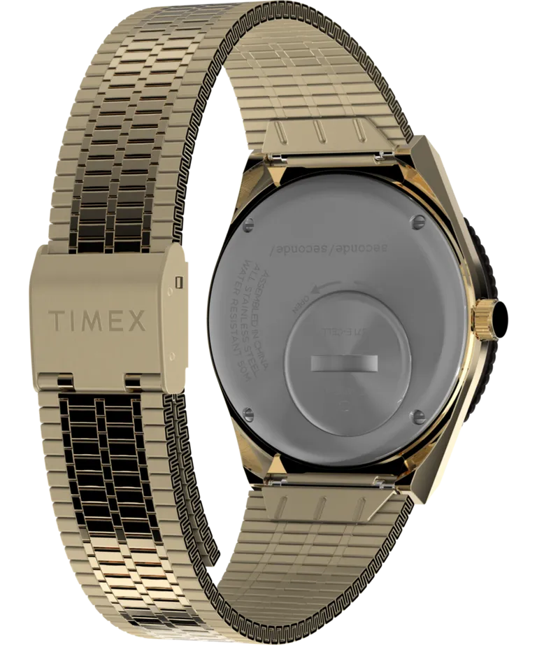 Timex x seconde/seconde/ Loser 38mm Limited Edition Gold Men's Watch TW2W70700