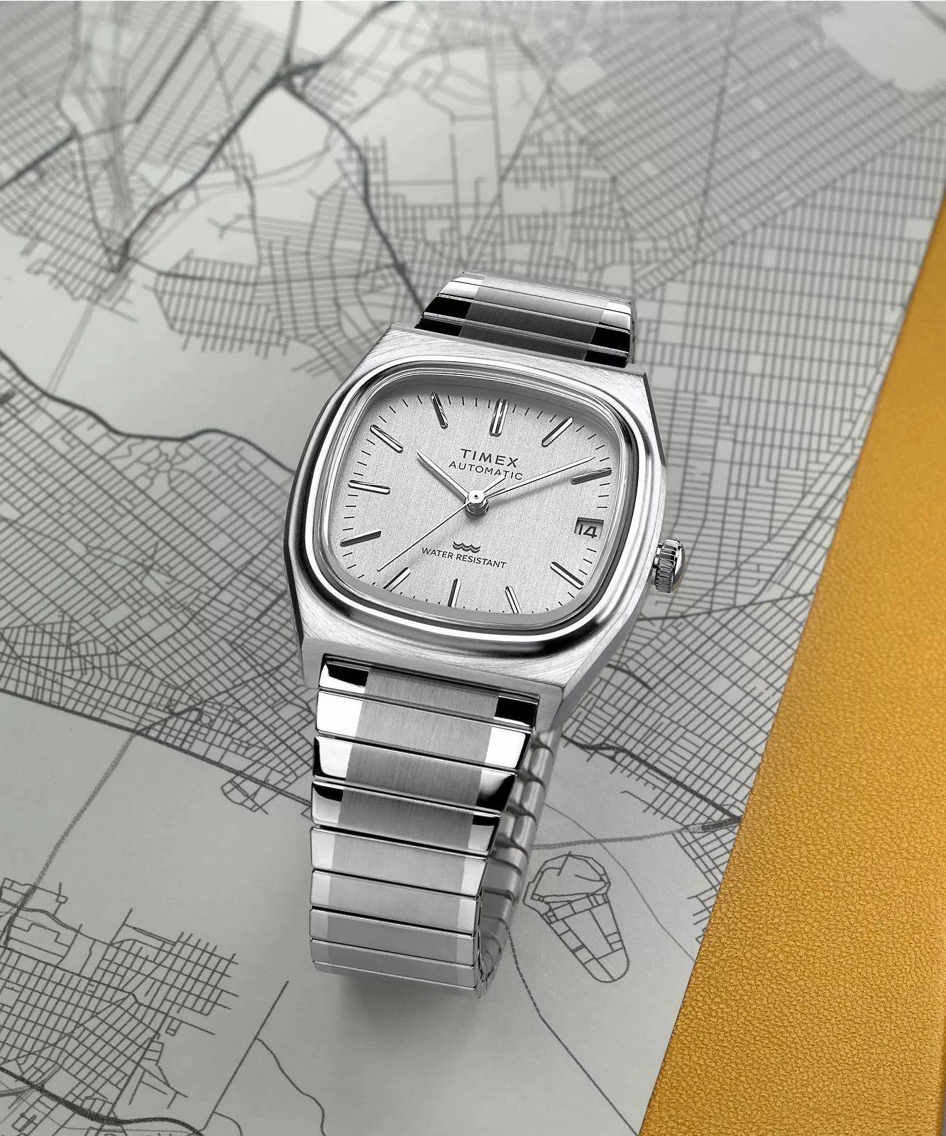 Timex Automatic 1983 Reissue Stainless Steel Band Mens Watch TW2W70800
