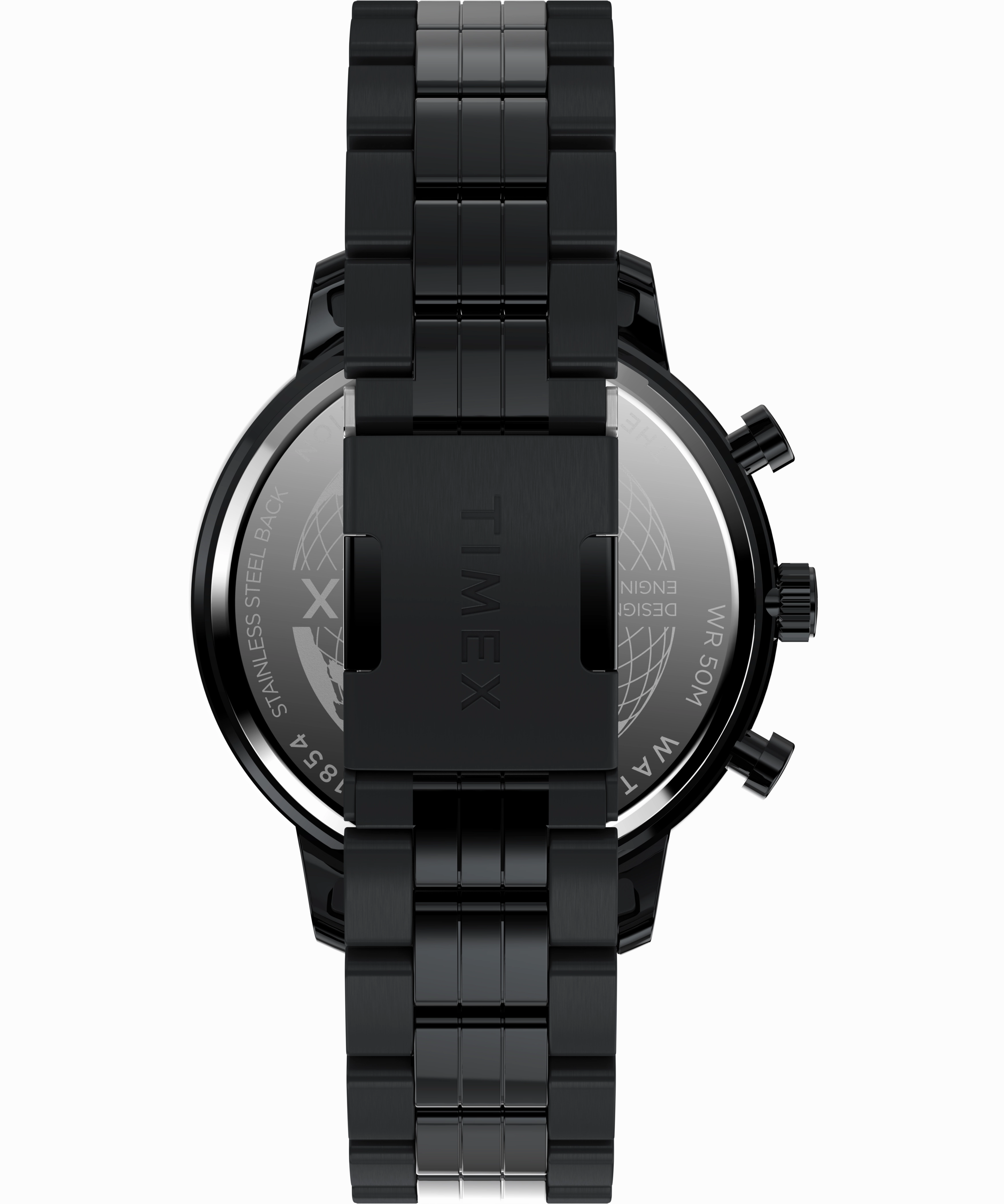 Timex Chicago 45mm Stainless Steel Black Dial Watch TW2W13400