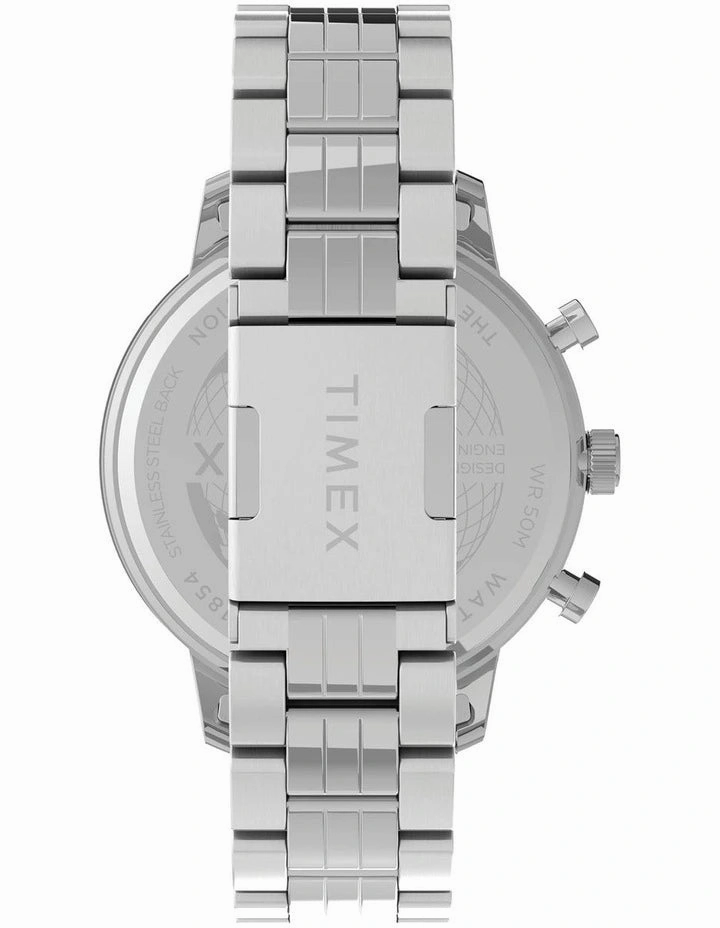 Timex Chicago Chronograph 45mm Stainless Steel Band Watch TW2V01600