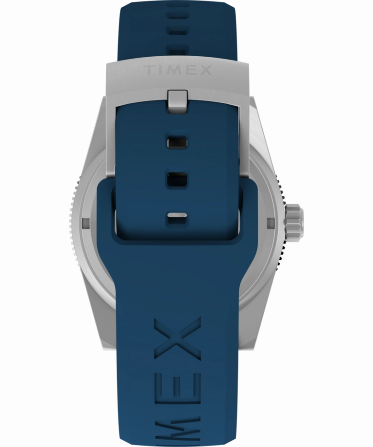 Timex Deepwater Reef 200M 41mm Blue Rubber Strap Watch TW2W74600