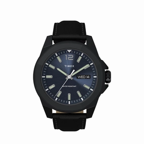 Timex Essex Avenue 3-Hand 44mm Leather Band Watch TW2V42900