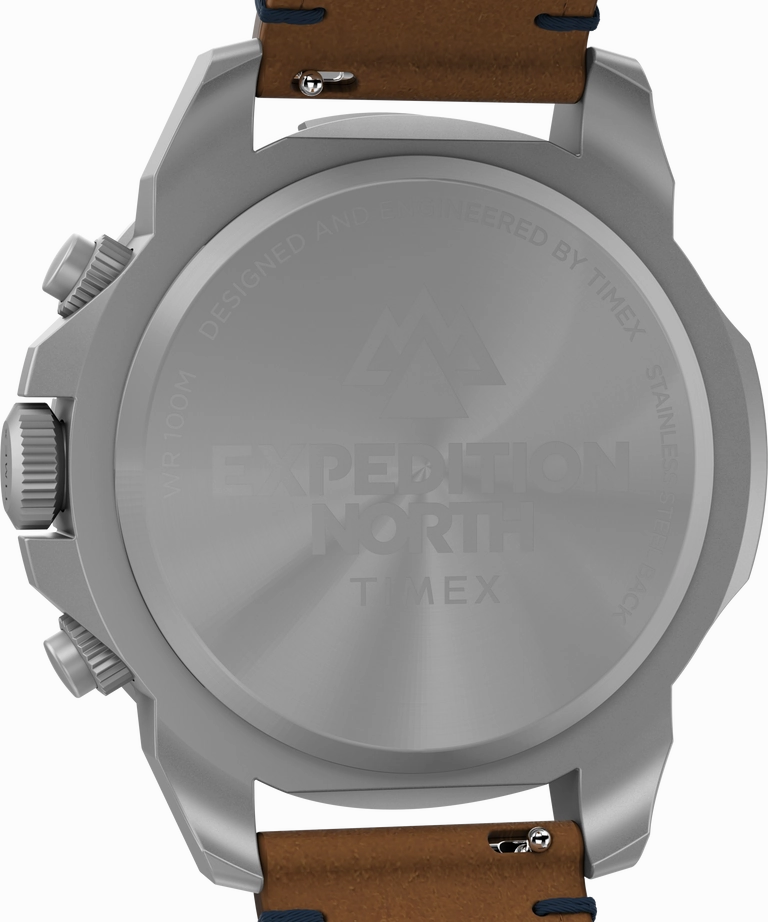 Timex Expedition 42mm Leather Blue Dial Watch TW2W16300