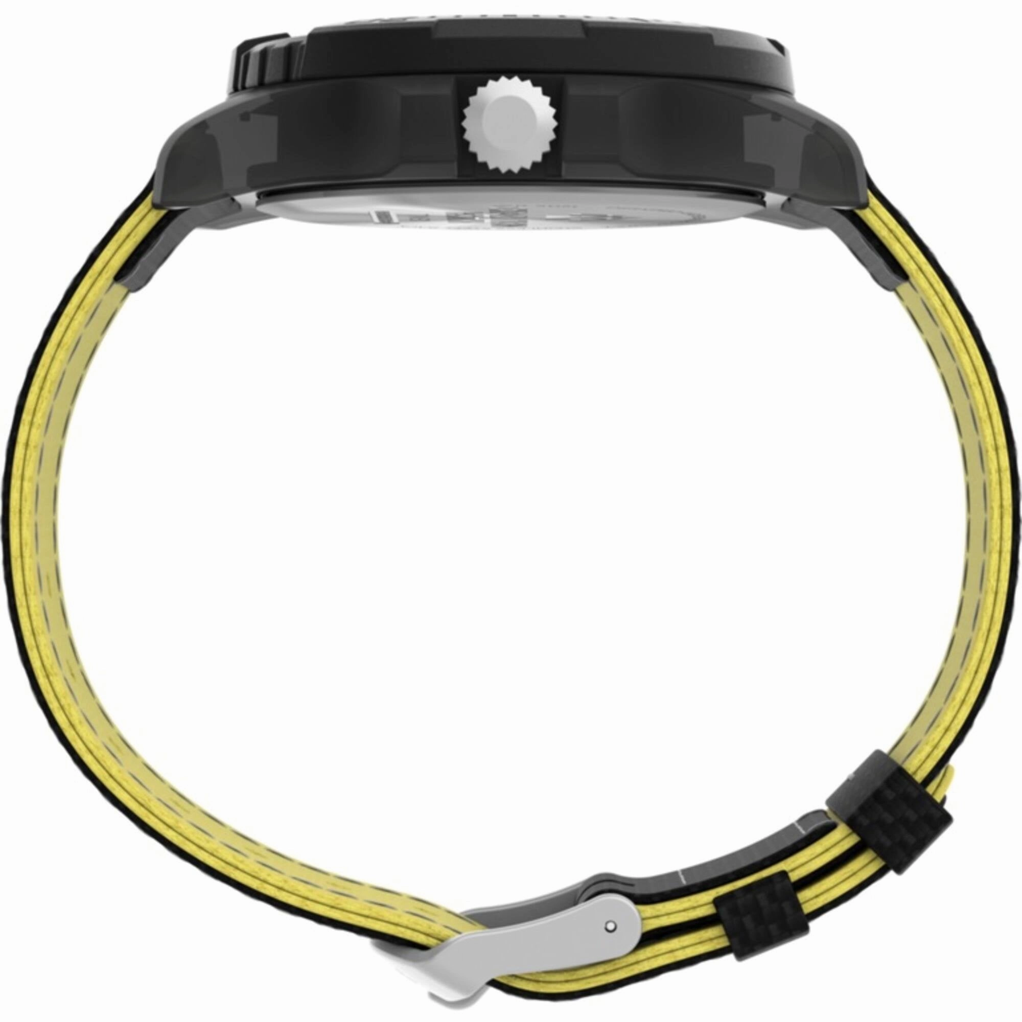 Timex Men's Watch - Expedition Rotating Bezel Black and Yellow Strap | TW2V66200JR