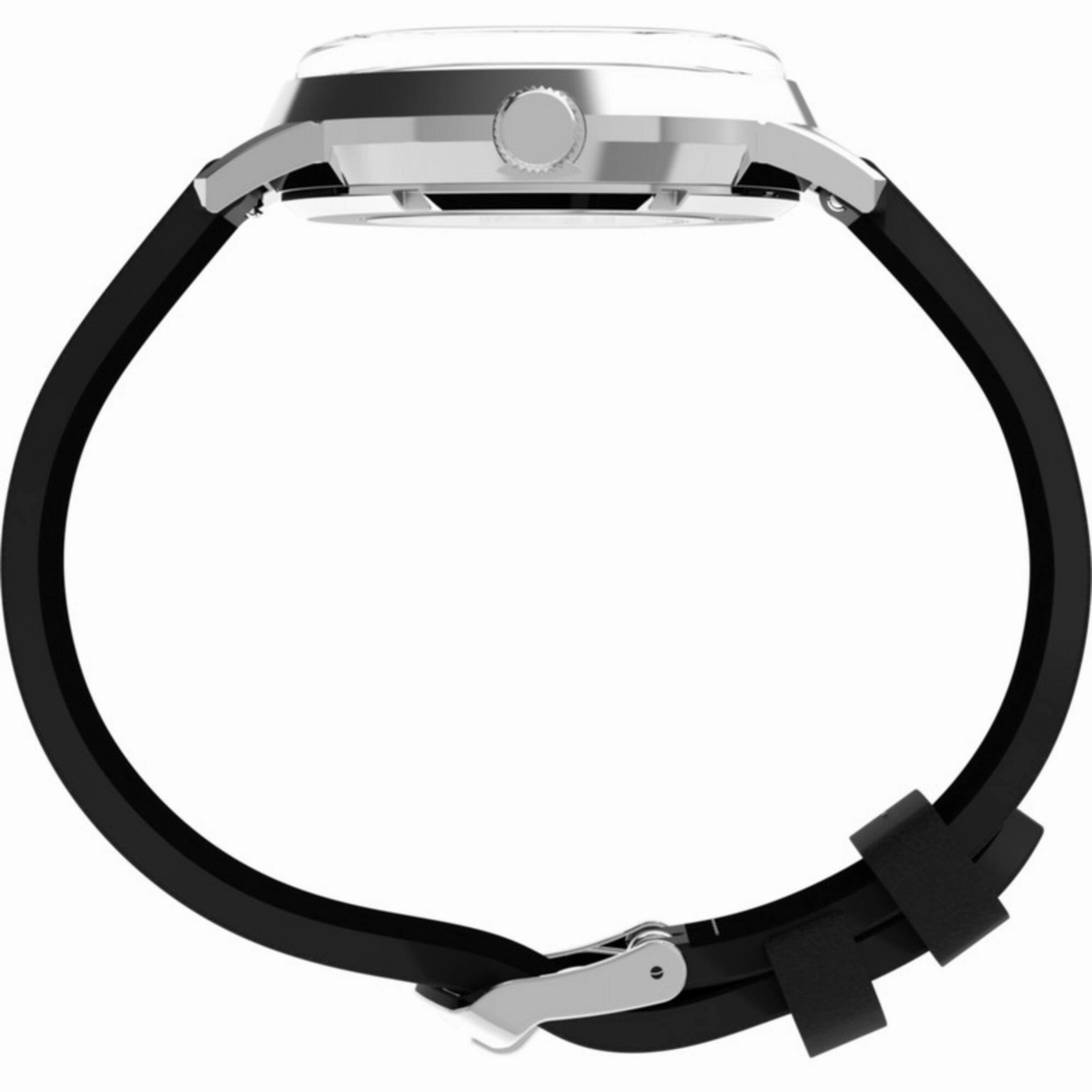 Timex Men's Watch - Marlin Peanuts Sketch Automatic Black Leather Strap | TW2W54000